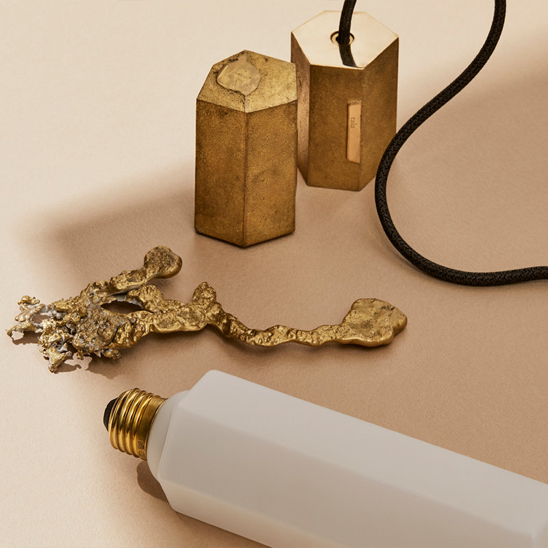 Basalt 1 - Light Pendant, Brass