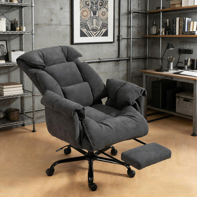 Chaise de bureau inclinable, chaise de bureau à haut dossier