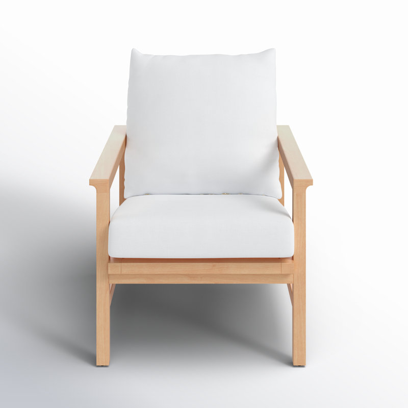 Kelle Upholstered Armchair, Natural