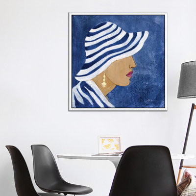 Lady With Hat I by Silvia Vassileva - Gallery-Wrapped Canvas Giclée on Canvas