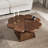 Petal Solid Wood Coffee Table-1999830706