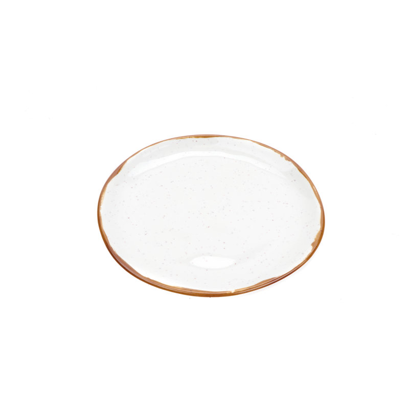  Assiette à salade ou à dessert en mélamine 7 po, ensemble de 4