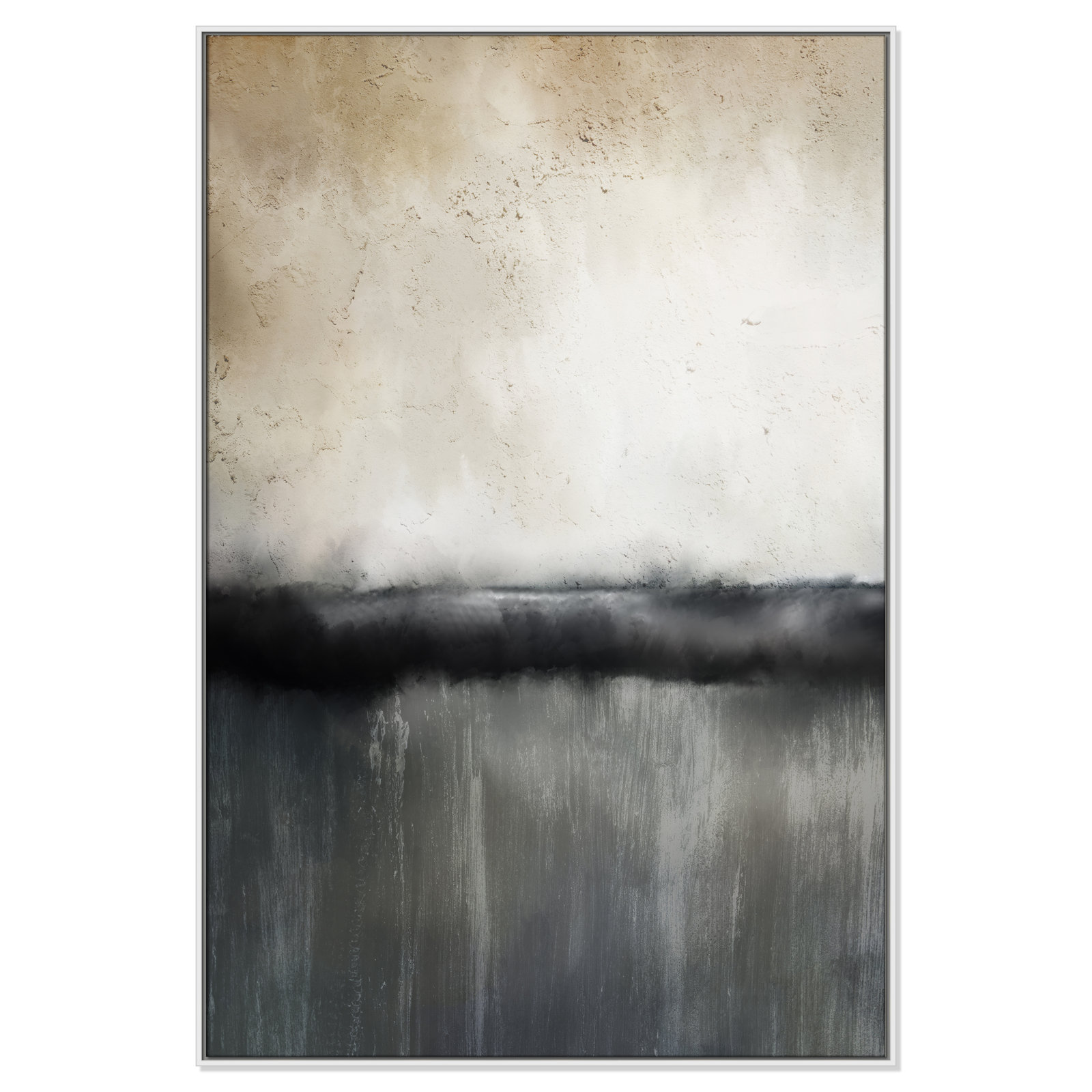 Dorota "Sunset" Print by Kimberly Allen, Picture Framed Canvas, 61.5" H x 41.5" W, White