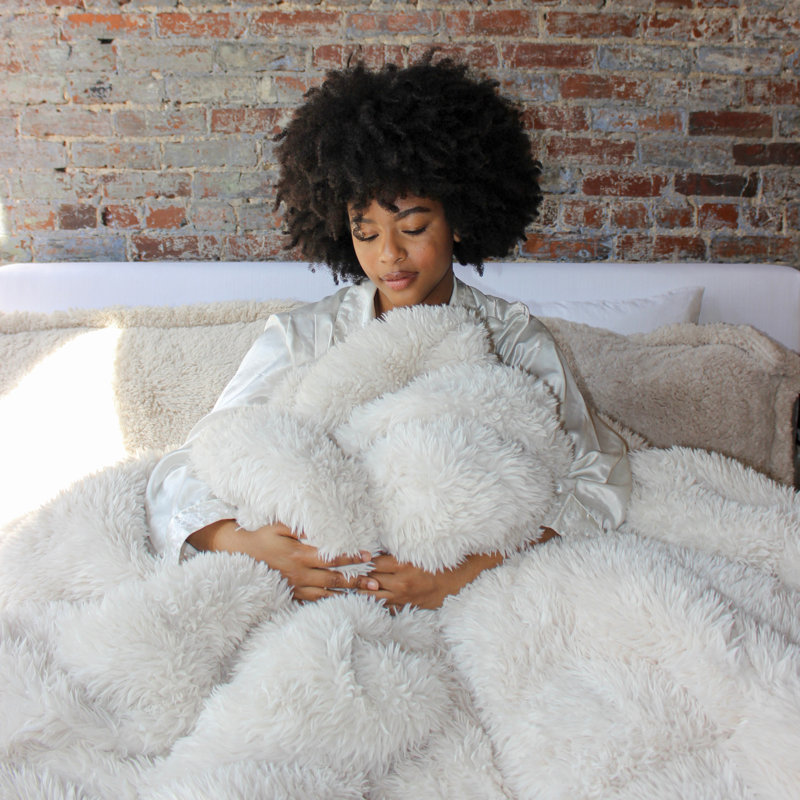 Alaskan Winters Coma Inducer Oversized Comforter, Twin Extra Long, Beige