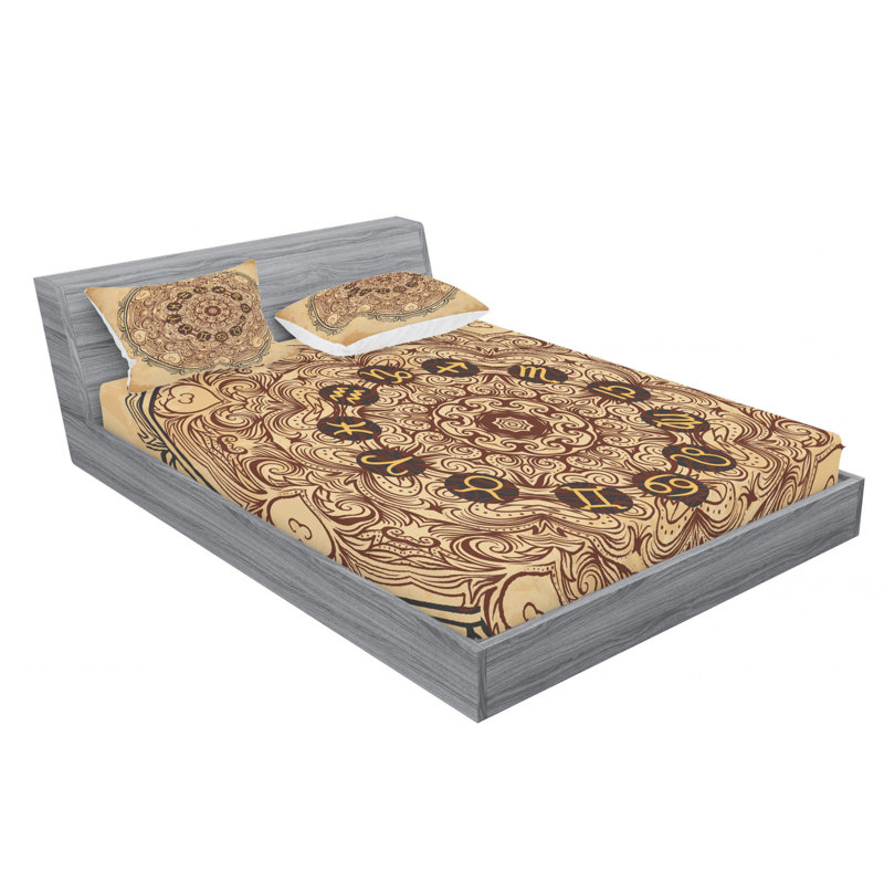 Microfiber Sheet Set, Queen Sheet Set with Fitted Sheet