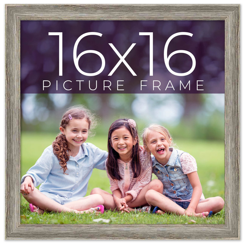 Cadre photo en bois massif Judalon, 16 po x 16 po