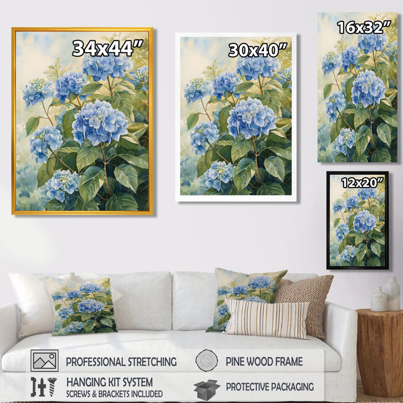 Alberta - reproduction d'art sur toile florale, H 20 po x l 12 po, Reproduction encadrée d'une seule photo, Doré