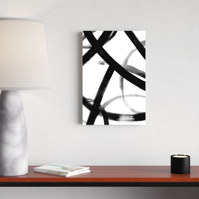 Monochrome Ripple II by Grace Popp Painting Print on Canvas