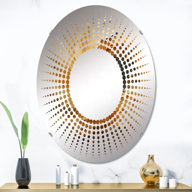 Golden Golden Surge I - Miroir décoratif Starburst MIR106040 O, 35,4 po x 23,6 po