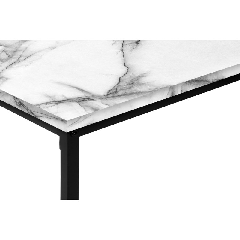 Ensemble de table, ensemble de 3 pièces, café, stratifié aspect marbre, contemporain, moderne