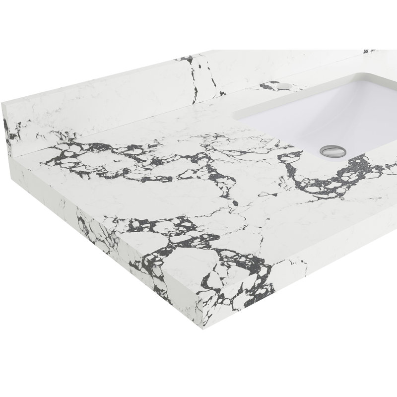 Catalina 72'' Double Bathroom Vanity with Quartz Top