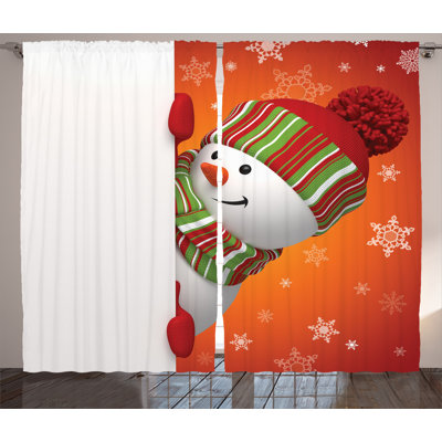 Semi Sheer Curtain Pair