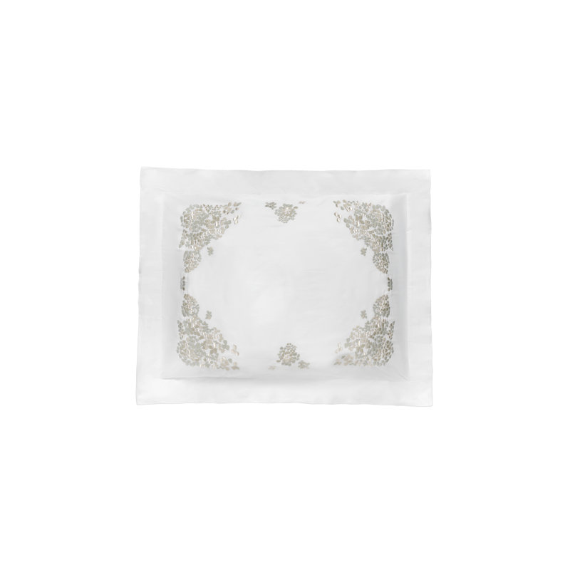Ibla Embroidery By DEA Sham, Dune, Standard Sham