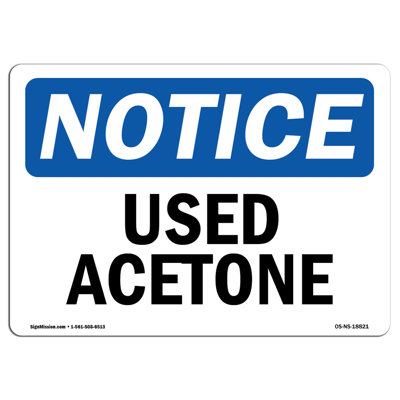 Plaque en acétone Osha