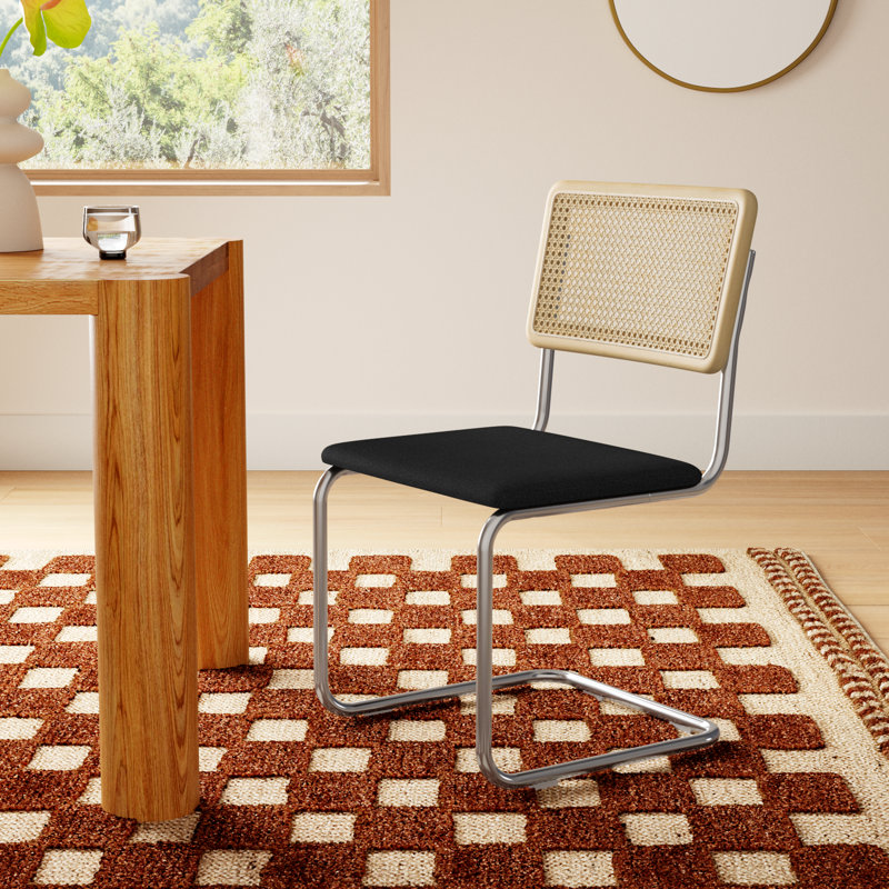 Walsh Linen Dining Chair, Black