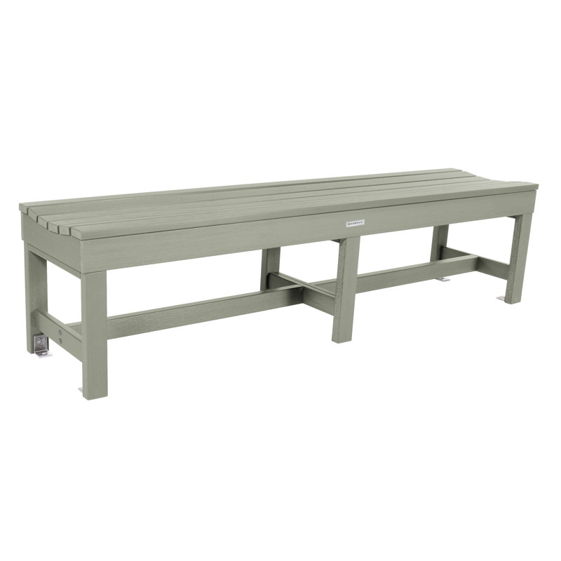 Banc de pique-nique en plastique Elyse, Eucalyptus