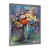 Impression argent sur toile encadrée