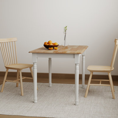 Modern Farmhouse Rectangular Solid Wood Dining Table