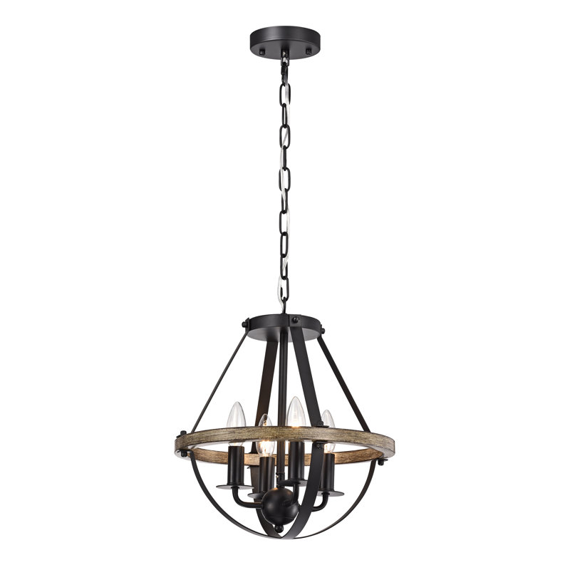 Lustre géométrique à 4 lumières Schiess