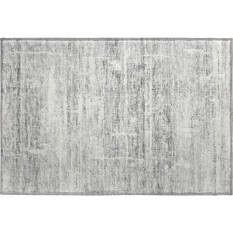 Premium Machine Washable Gerardo Silver Rug
