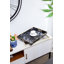 Ensemble de 2 plateaux en plastique avec motifs en marbre noir et blanc, plateaux décoratifs modernes pour le service, l'organisation ou la pièce maîtresse, 19 po x 13 po et 18 po x 12 po-92617802