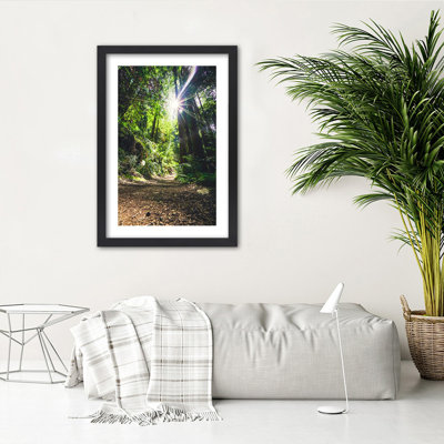 Jungle Forest Nature Green - Single Picture Frame Print