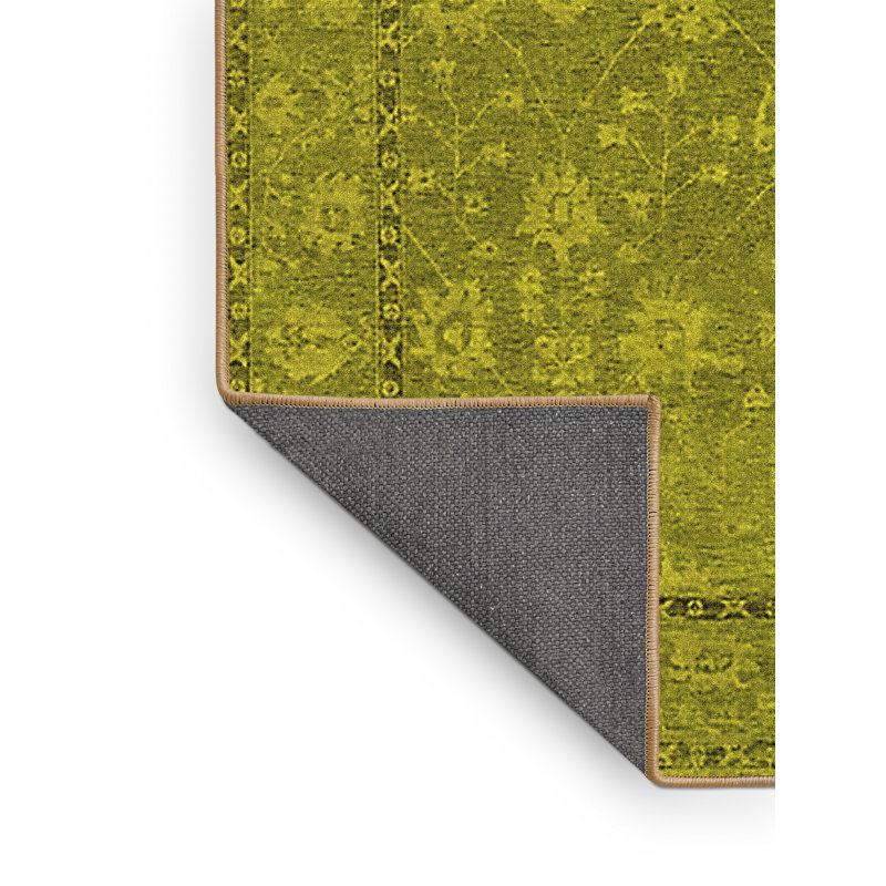 Tapis Mid-Century moderne 261 jaunes