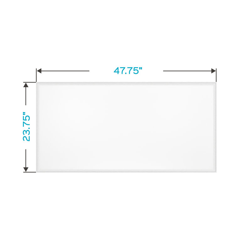 Dimmable Rectangle Flat Panel Ceiling Light, 2