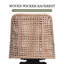 Swivel Yes Chenille Bar Stool-1362592455