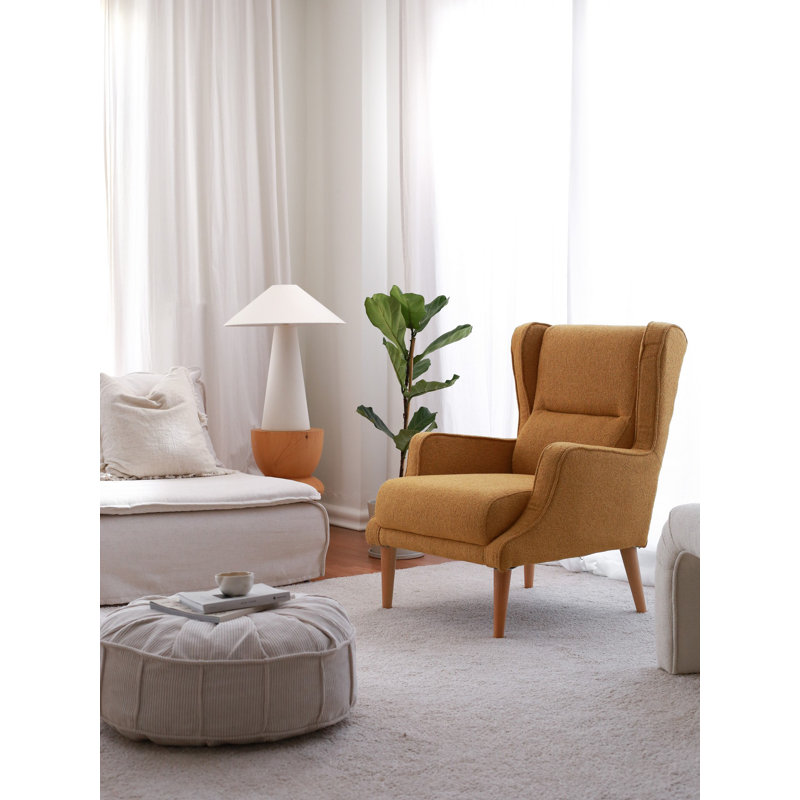 Bina Upholstered Wingback Chair