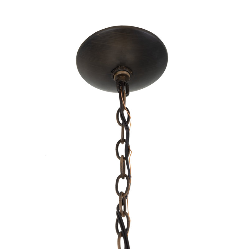 Lustre classique/traditionnel ombré 5 lumières Babin, Café