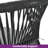 Adila Outdoor Stacking Dining Armchair with Cushion-1718551024