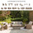Danny 82.25" Wicker Outdoor Sofa