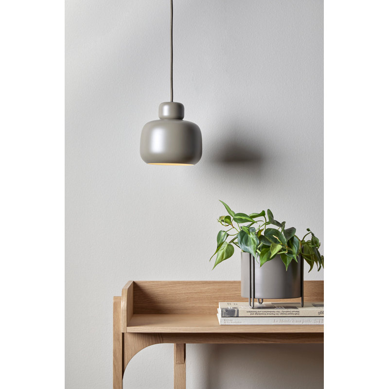 Stone Pendant (Small), Taupe