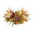 Alma Fall Candleholder Decorated with Pampas, Heather and Pinecone