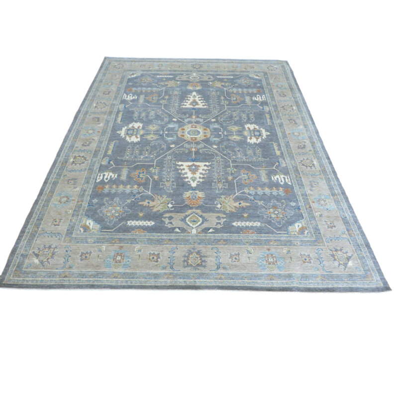 One-of-a-Kind 9' X 12' Wool Area Rug in Grey