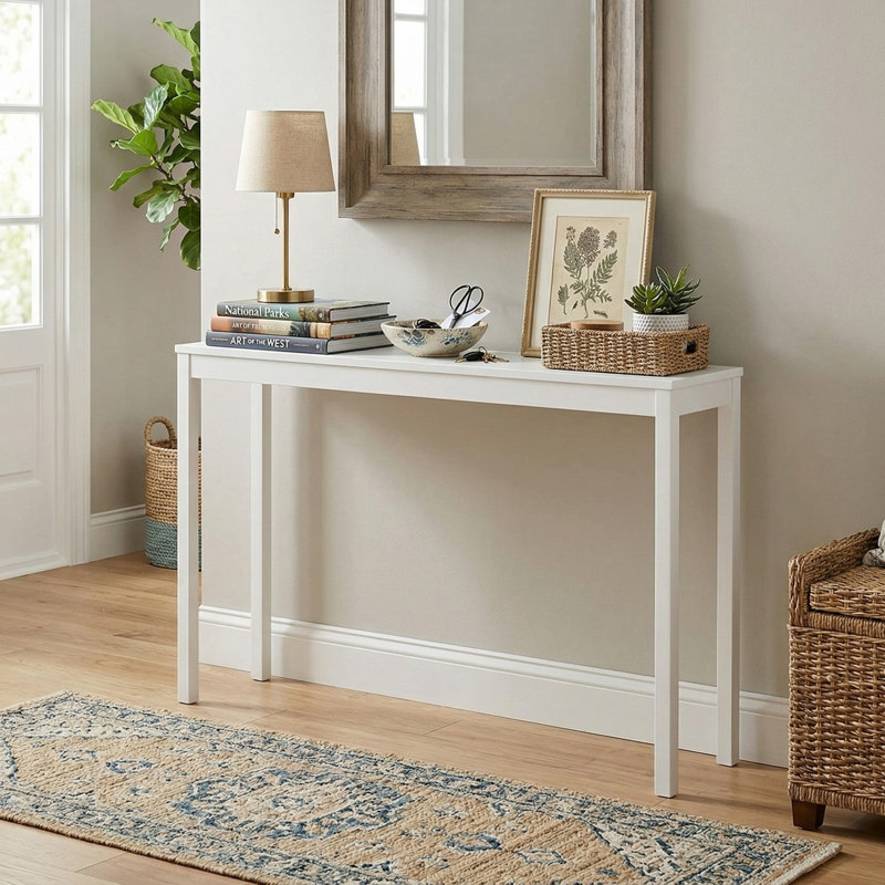 Console-canapé en bois Modern, White