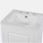 Meuble-lavabo de 20,3 po avec lavabo, tiroir fonctionnel, tablette de porte, porte à fermeture douce, blanc-2131292167