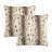 Citraka Animal Print Faux Fur Pillow Cover-1172729490