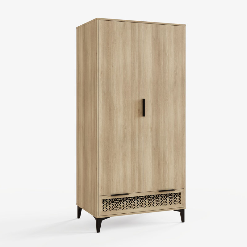 Branscome Manufactured Wood Wardrobe