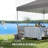 10X10FT Pop Up Gazebo, Sidewall For Party Use With Wheeled Carry Bag-125125335