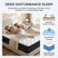Matelas hybride mi-ferme 10/12 pouces - ressorts ensachés et mousse viscoélastique, certifié CertiPUR-US, isolement de mouvement, lit dans une boîte-124711184-124711185