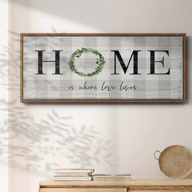 Where Love Lives- Framed Canvas