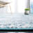 Mclawhorn Abstract Silver / Blue Power Loomed Area Rug-198039946