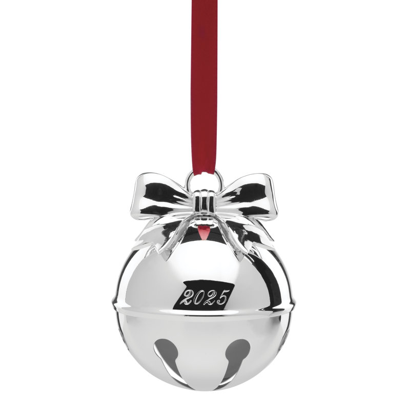 Ornement 2025 Jingle Bell Silverplate