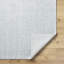 Rectangle Pente Solid Colour Hand Loomed Recycled P.E.T. Area Rug in Grey-1971717510