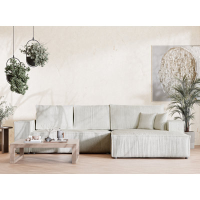 5 Seater Fabric Corner Sofa 