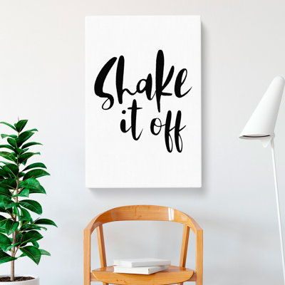 Shake It Off - Wrapped Canvas Print