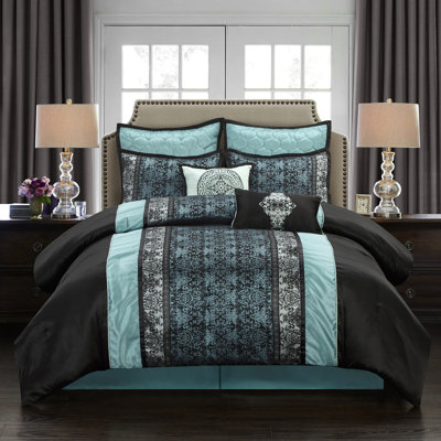 Arabesque 8 Piece Traditional Comforter Set