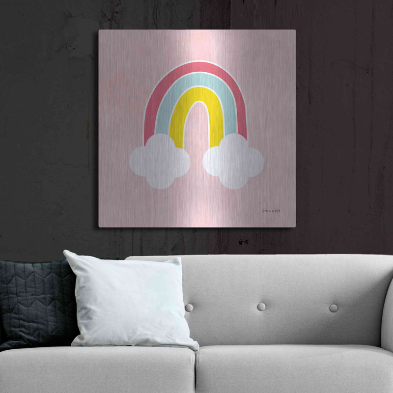 «His Rainbow» par Ann Kelle Designs, art mural en métal, H 36 po x l 36 po